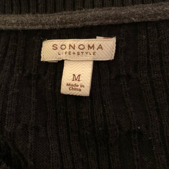 Donated Sonoma ladies cable knit sweater - Picture 7 of 7